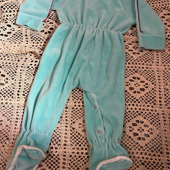 2/$10 Vintage Carter’s onesie sleeper sailor themed Nautica size 6 months - Picture 5 of 11